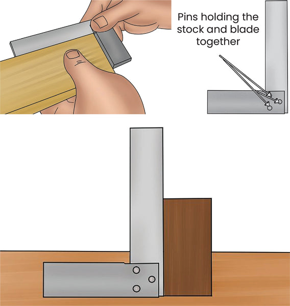 Precision Engineer’s Square 8”, 10” & 12” | Single Piece Ground Workshop Square