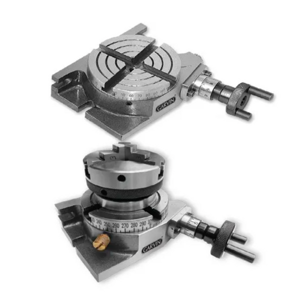 3" Inch Rotary Table Horizontal & Vertical 4 Slot with Clamping Kit