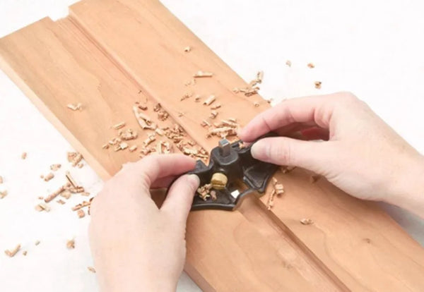 Mini Router Plane 100mm with Open Throat & Depth Stop | Precision Woodworking Hand Plane