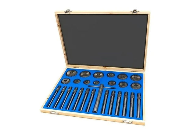 Professional Valve Seat & Face Cutter Set 13 Piece with Expandable Pilots