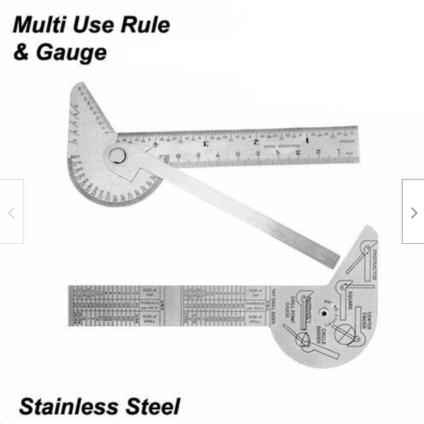 Jewellers Tools GARVIN Tools Multi Use Rule & Gauge Protractor ...