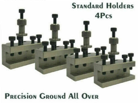 T37 Standard Holders for Quick Change ToolPost Fits Myford Lathe ML7 - 4Pcs set