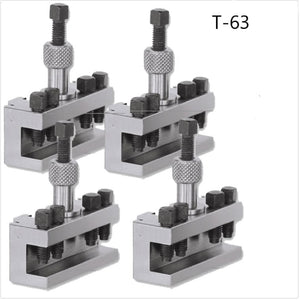 T63 Standard Holders 4Pcs Set for Quick Change Toolpost Boxford 22 mm